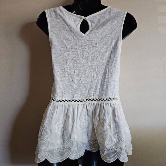 NWOT Anthropologie Meadow Rue Andorra Peplum Blouse - Picture 7 of 11